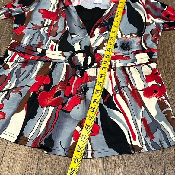 BFA Classics Multicolored Blouse – Size 12P - Picture 7 of 8